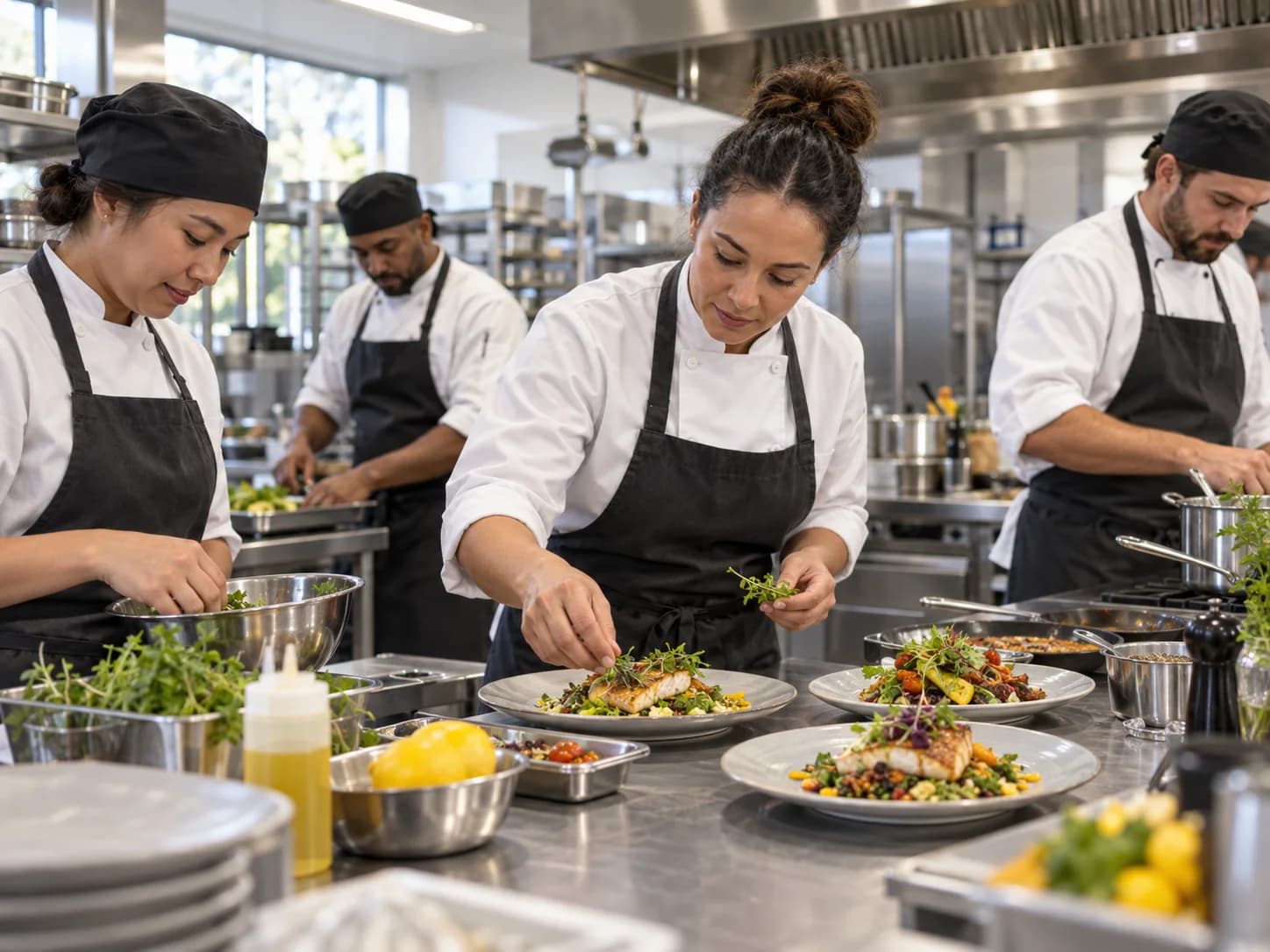 Kitchen management practical training
